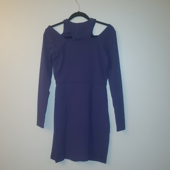 Susana Monaco Dark Purple Ivy Sheath Dress - Picture 3 of 6